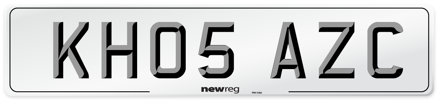 KH05 AZC Number Plate from New Reg